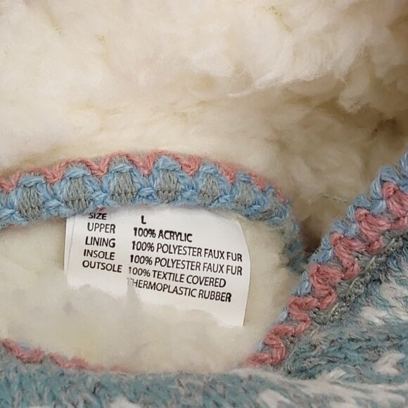 'MUK-LUKS' FUZZY SLIP-ON 'SNOW~BUNNY' SLIPPERS - Picture 11 of 16